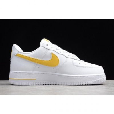 Nike Air Force 1 '07 3 Low Beyaz / Altın Kaykay Ayakkabı Türkiye - BQH2NNSK